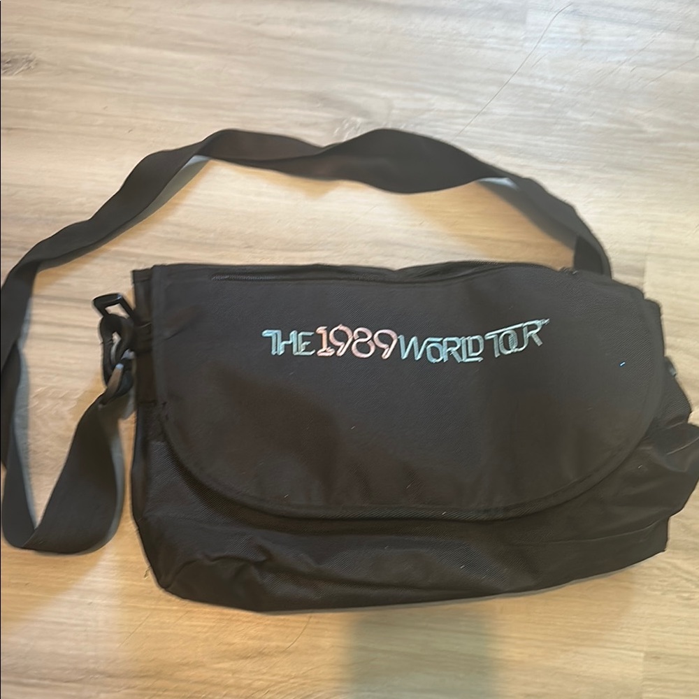Taylor Swift Black Crossbody Bag with Adjustable Strap